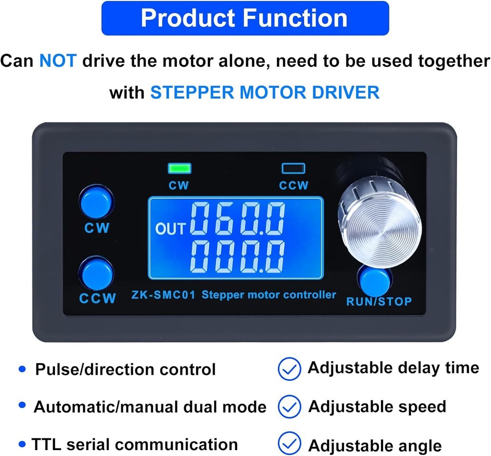 For Nema17/23 Motor Speed Adjustable Stepper Motor Controller Module DC5-30V
