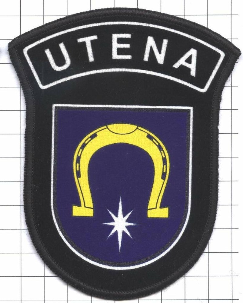 Patch. Lithuania. City Utena.  ex USSR