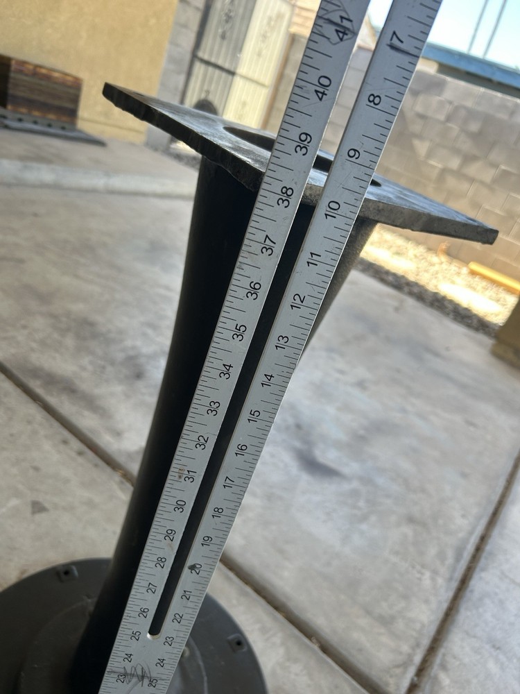 Vintage Cast Iron Base Table Stand Industrial 200lbs