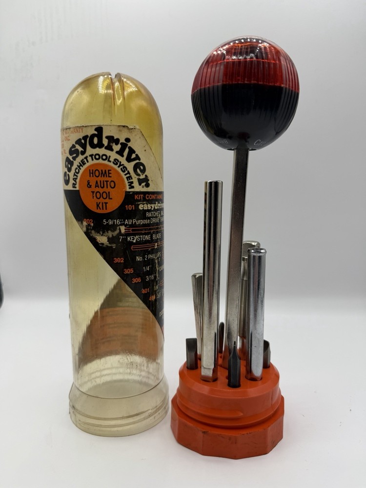 Vtg Creative Tools Inc. Easydriver Ratchet Tool System Ball Screwdriver