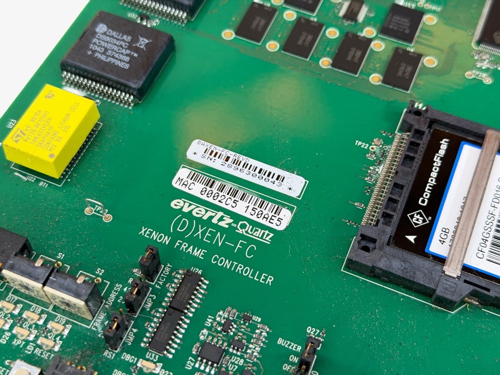 Evertz xenon xe-fc frame controller for matrix routers