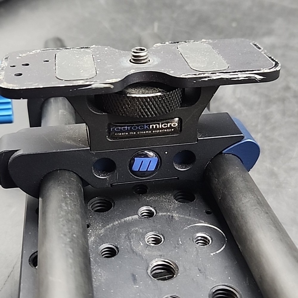 REDROCK MICRO DSLR Camera Baseplate w Quick Release & Accessory Base & 12" Rods