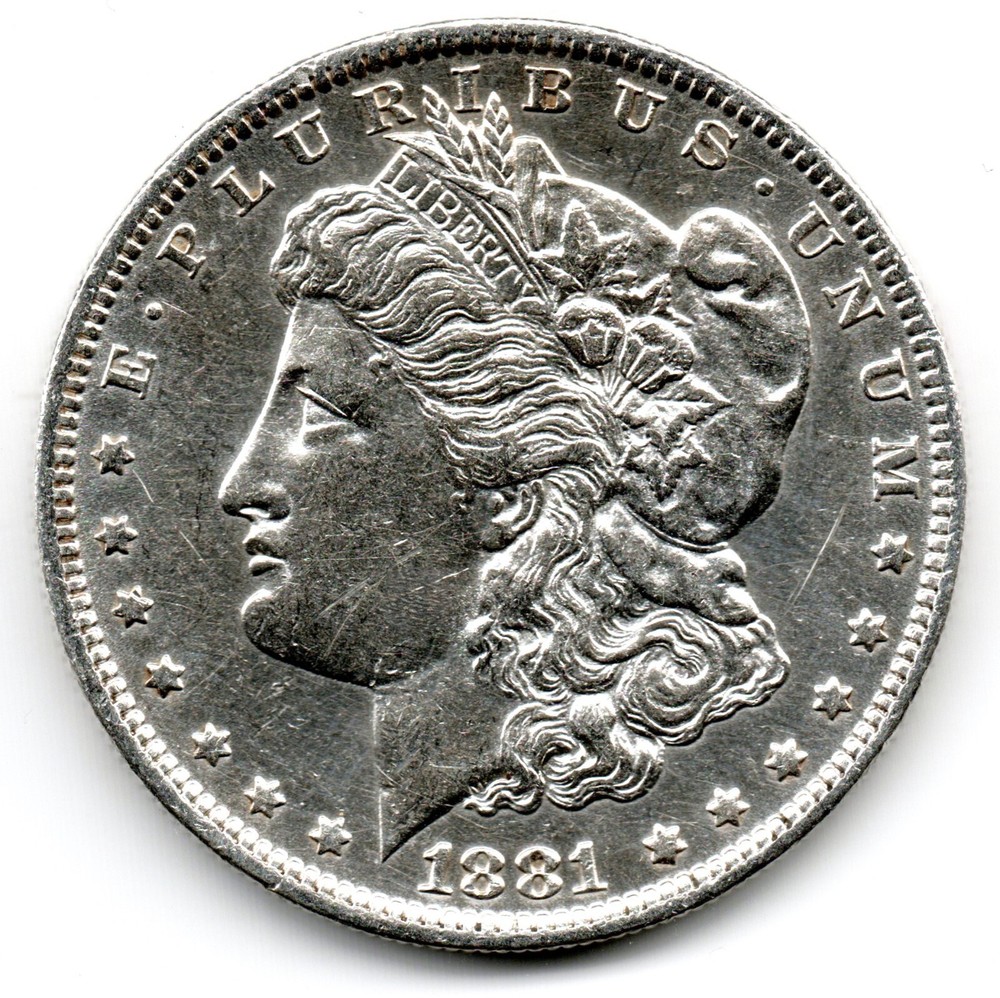 1881 O Morgan Silver Dollar  BU Uncirculated