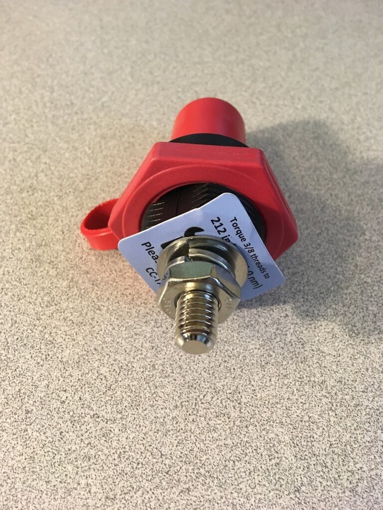 Single Post Positive Jump Start Connector Conductor Plug, by Quick Cable