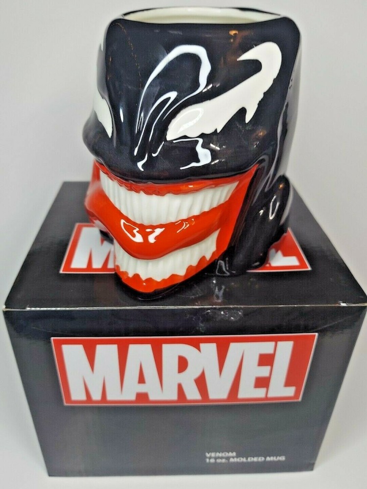 Venom *2 Pack* Beanie/"Hat" & 16 oz Coffee Mug from Marvel's Spiderman
