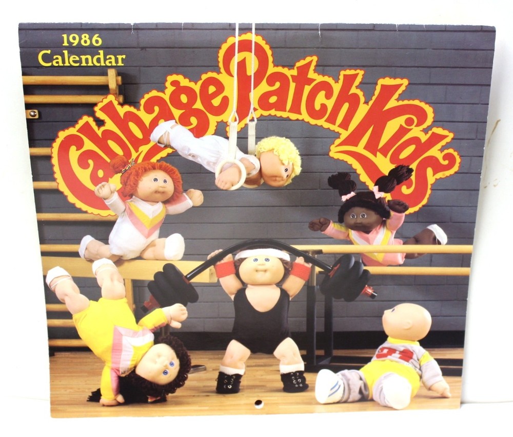 Vintage Cabbage Patch Kids 1985 and 1986 Calanders