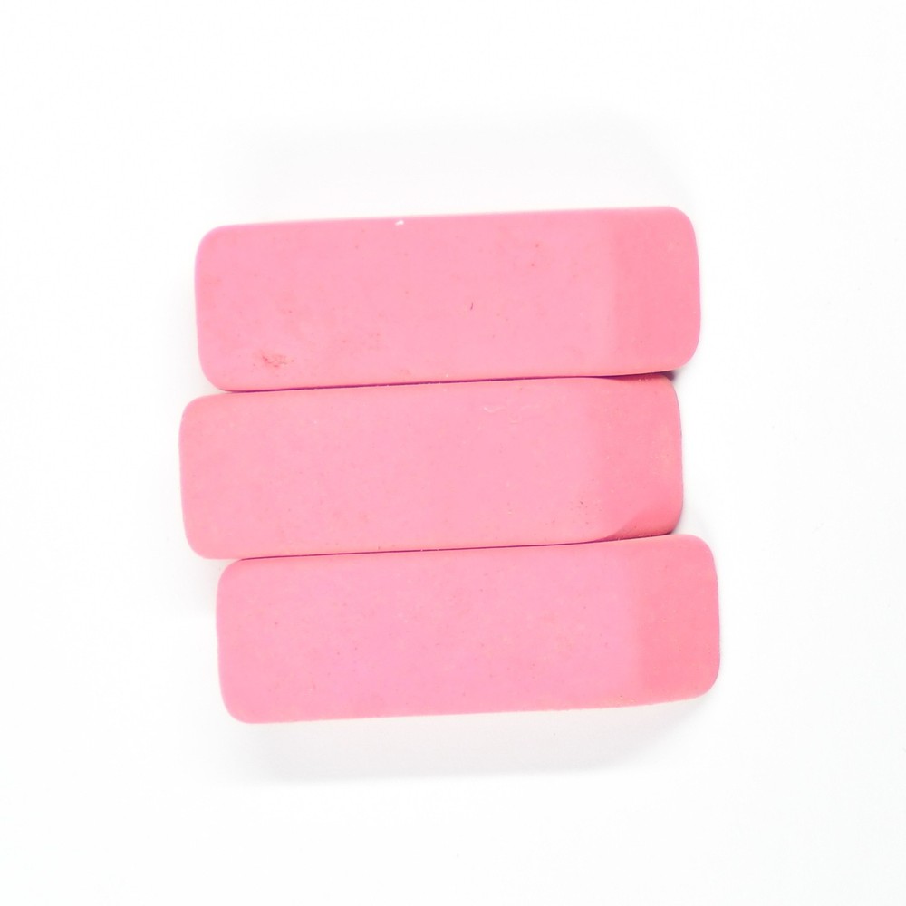 Berol E-201 Erasers 3pcs General Purpose Pencil Eraser READ