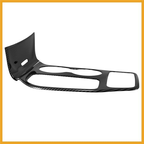 Carbon Fiber Pattern Car Interior Center Console Gear Shift Frame Panel Cover