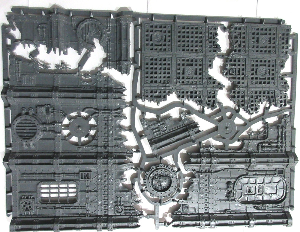 Warhammer 40K Terrain Ruined Factorium Sprue