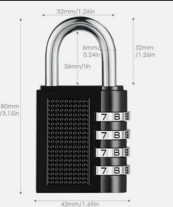 Salem Master Combination Lock Fashion Security