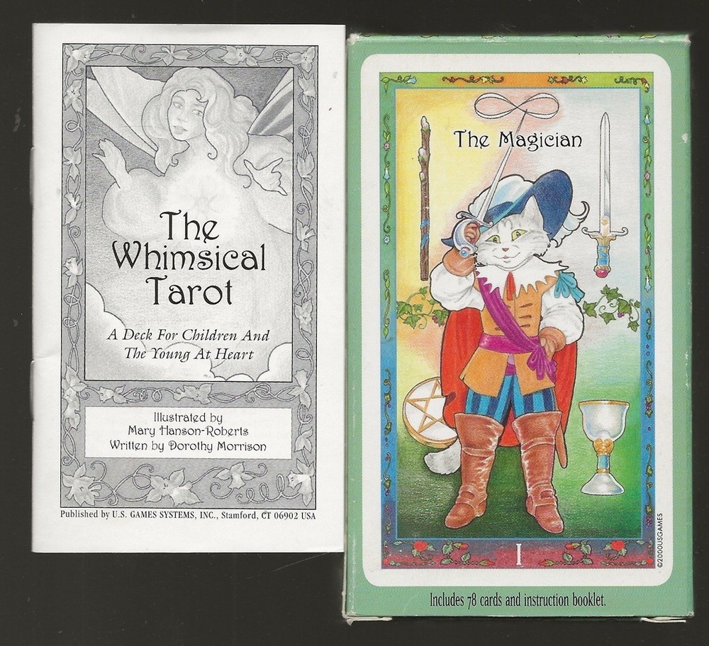 Whimsical Tarot Deck and Book Set Dorothy Morrison 2000/2001 Edition. Nice set.