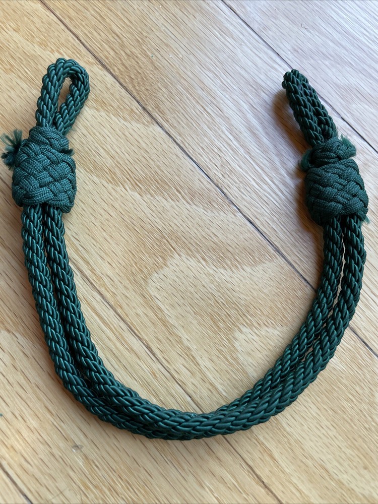 Original Ww2 Visor cap chin cord green