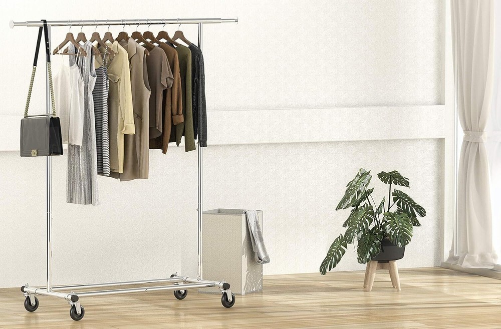 Heavy Duty Garment Rack, Chrome Plated