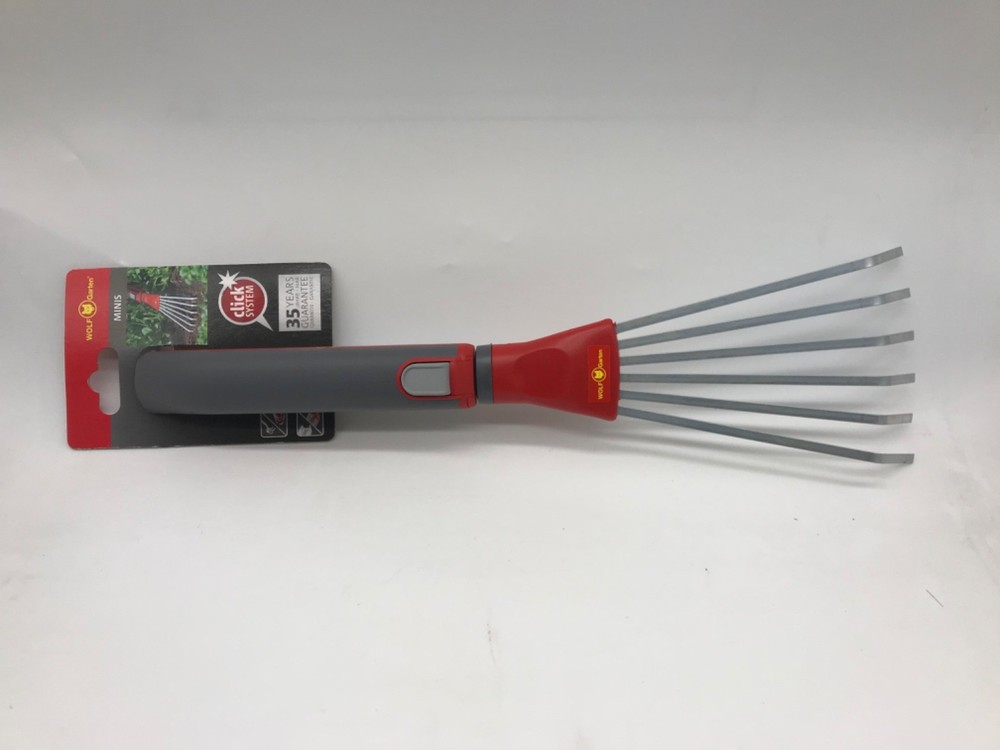 Wolf Garten Click System Heavy Duty Short Handle Rake ZM04
