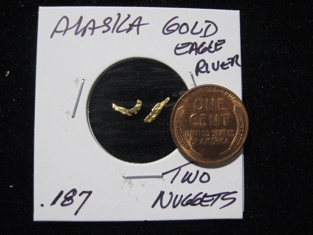 ALASKA GOLD NUGGETS EAGLE RIVER AREA  .187
