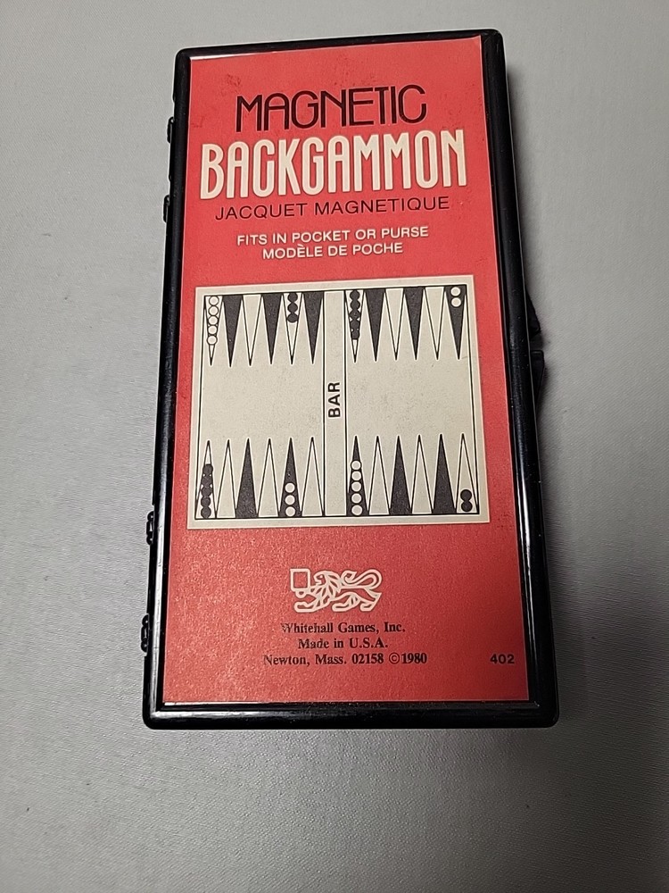 VINTAGEMAGNETIC BACKGEMMON GAME 1980, COMPLETE