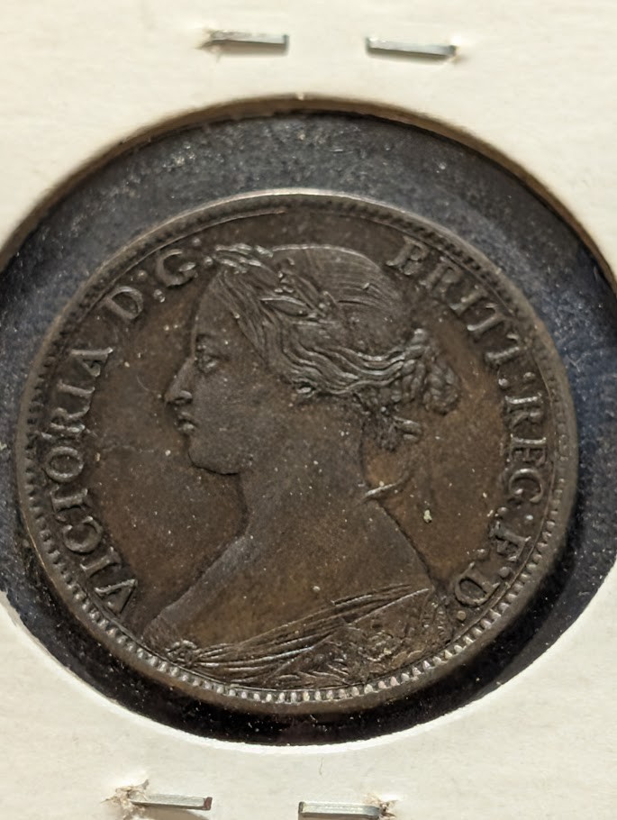 1861 Nova Scotia Half Cent Beautiful High Grade Piece