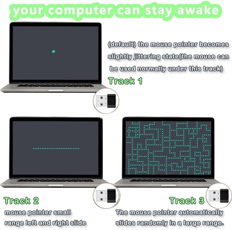 USB mouse jiggler keeps computer active