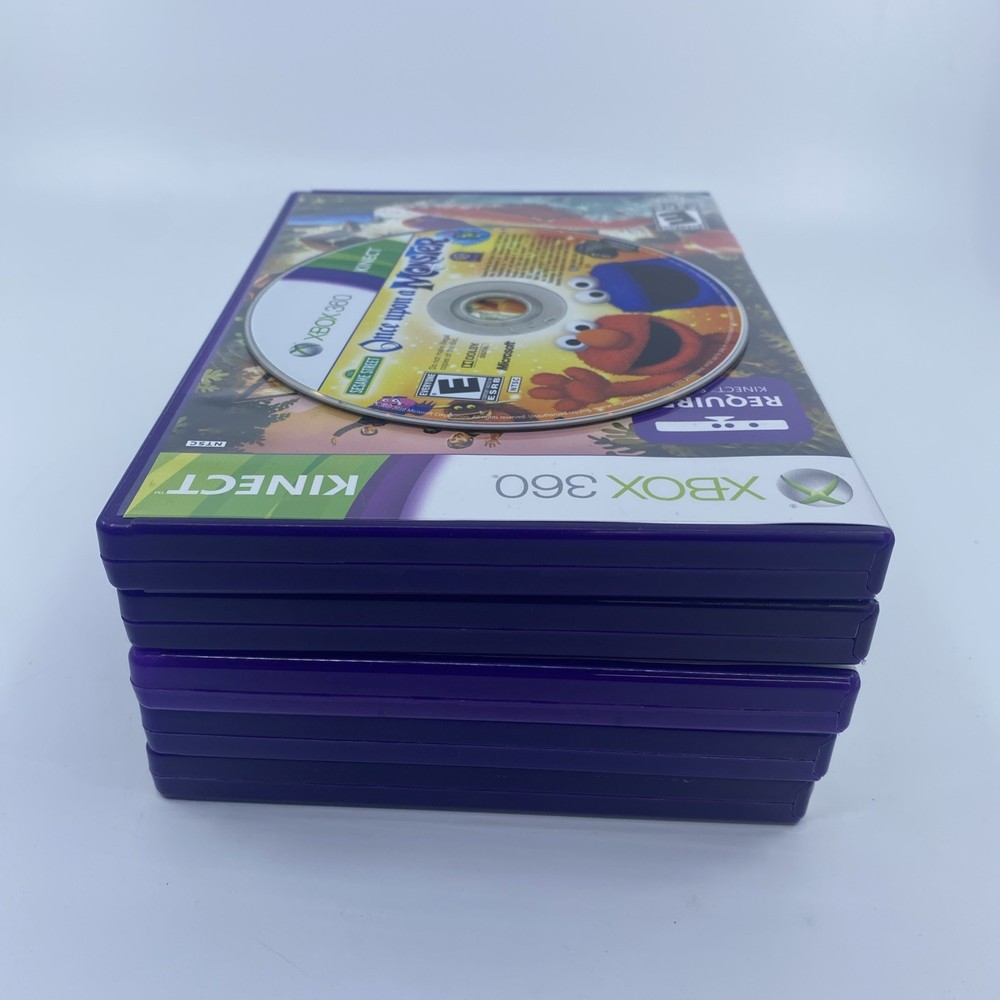 Microsoft Xbox 360 Kinect Sensor In Box w/ 6 Games Bundle