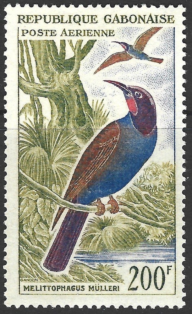 Gabon 1963.  Birds. C15,  MNH OG