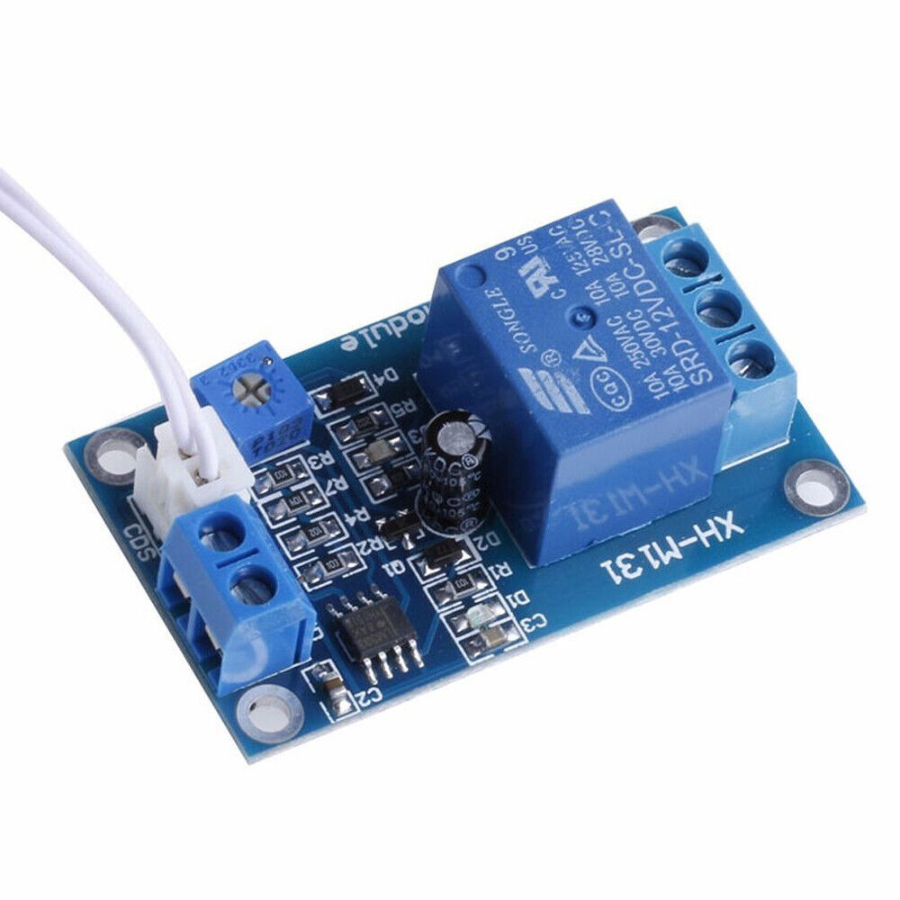 DC 12V Light Detection Photoresistor Relay Sensor Light Control Switch Module