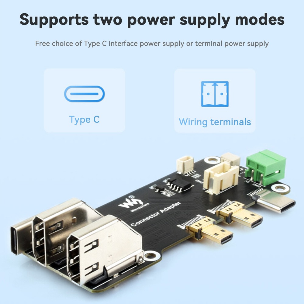 Raspberry Pi Multi-Function Expansion Board HDMI Dual 4K Output With Pi5/Pi4B US