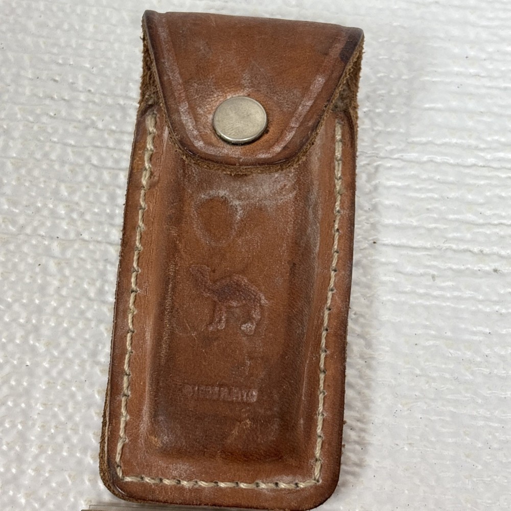 1994 Camel Zippo Knife with Leather Case