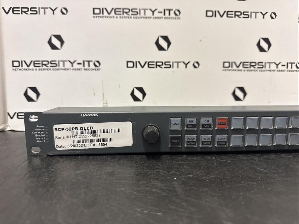 Harris RCP-32PB-OLED Router Control Panel