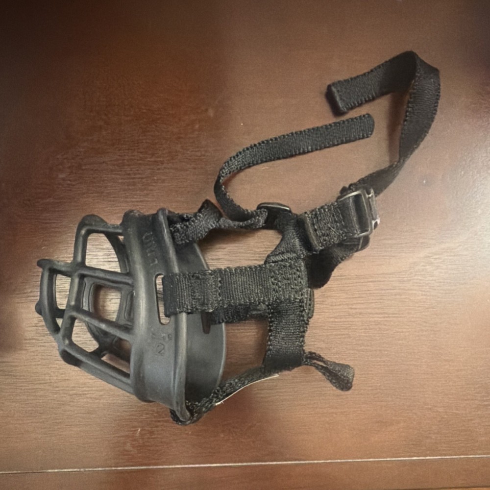 Baskerville Ultra Dog Muzzle Size 2 Plastic Nylon Black 62220F