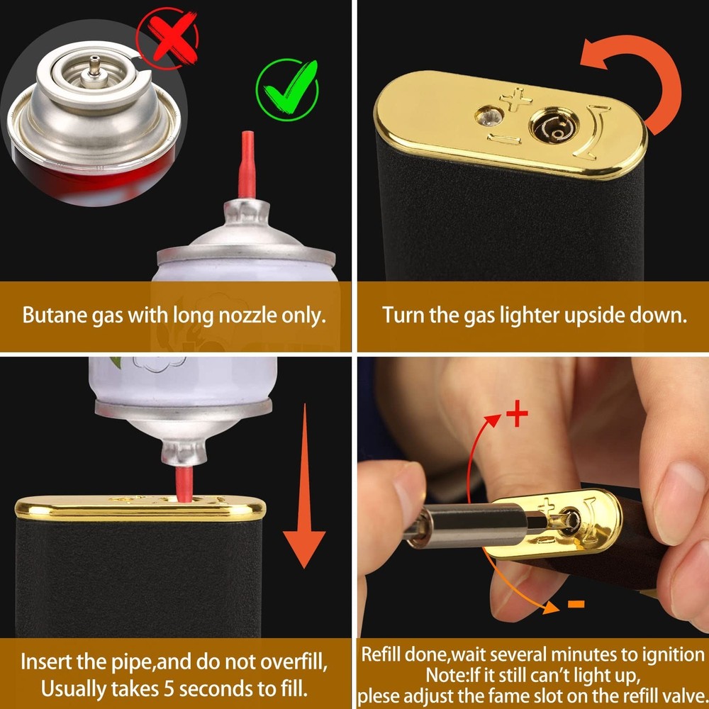 Cool Dragon Dual Flame Lighter - Outdoor Windproof Torch Switchable Soft/Jet ...