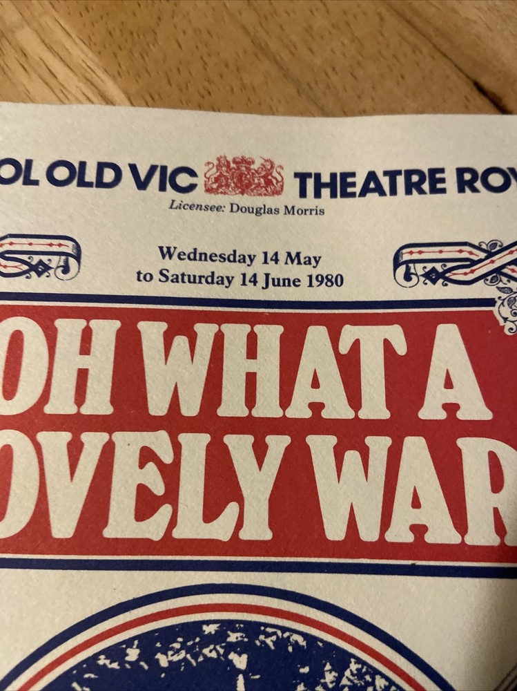 “Oh What A Lovely War” OriginalProgramme