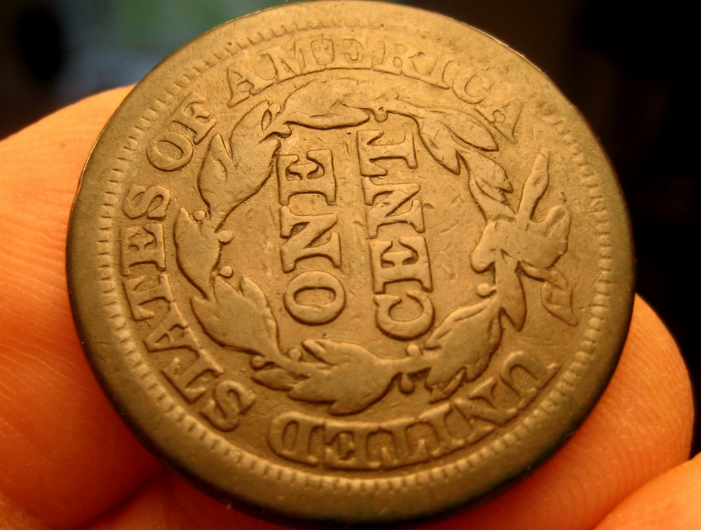 1849 LARGE CENT ~ Very Good