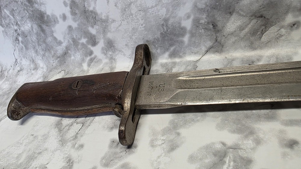 US M1905 Springfield Armory 1909 Dated Bayonet - Nice Original Condition , Sharp