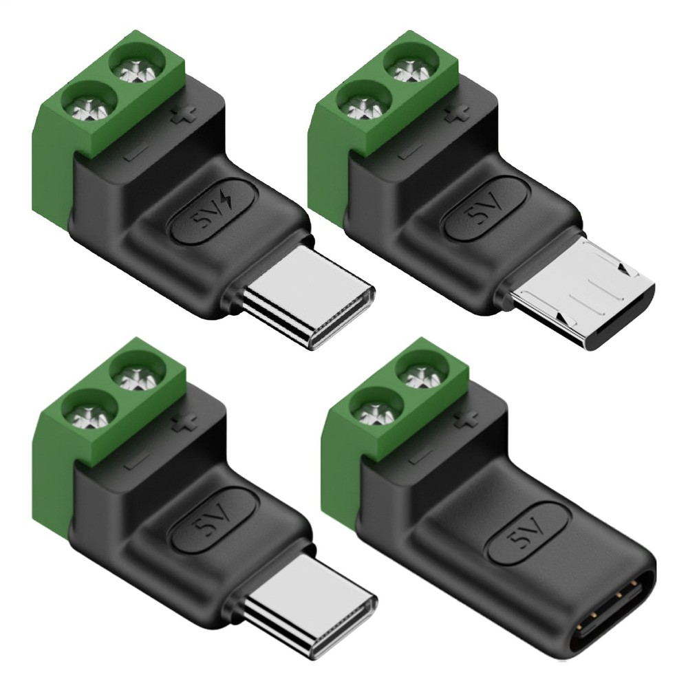 USB C Cable Adapter Male 2 Pin Quick Connection Head Solderless Type C expert