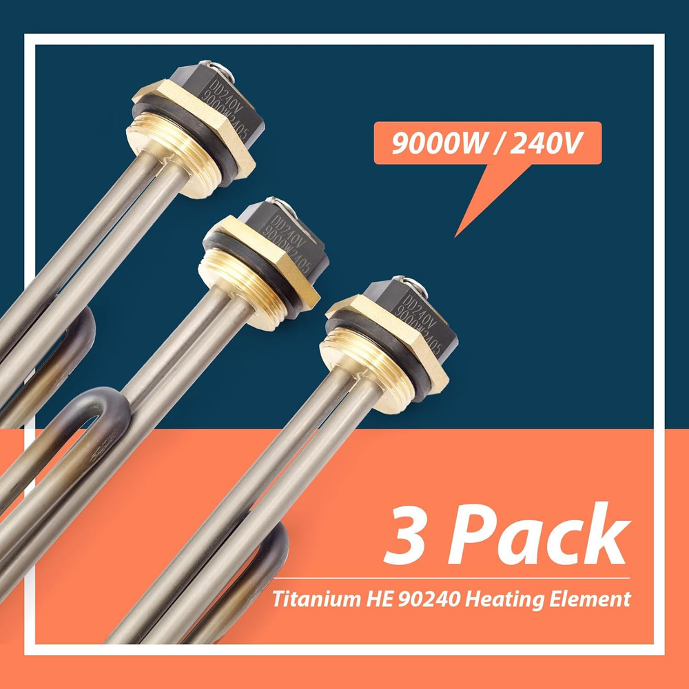 Titanium HE 90240 Heating Element 3PCS Replacement for Ecosmart ECO 18 27 36 ...