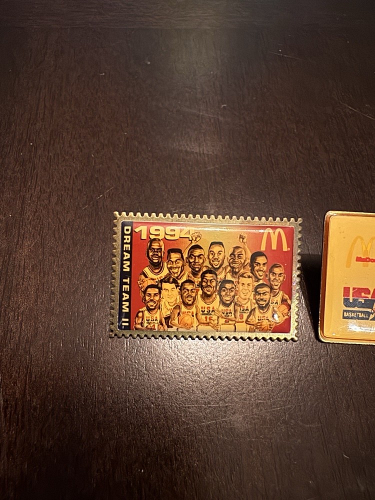2 McDonald’s 1994 Dream Team Pins