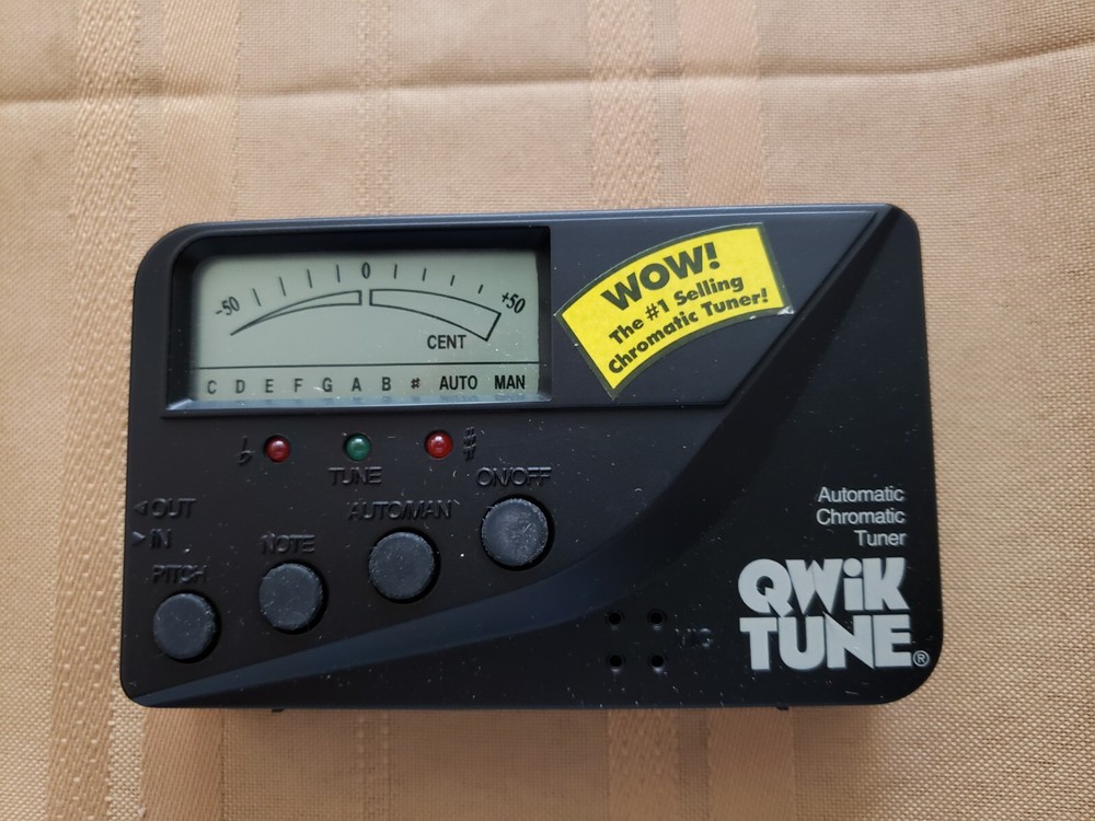 Qwik Tune QT-2 chromatic tuner automatic