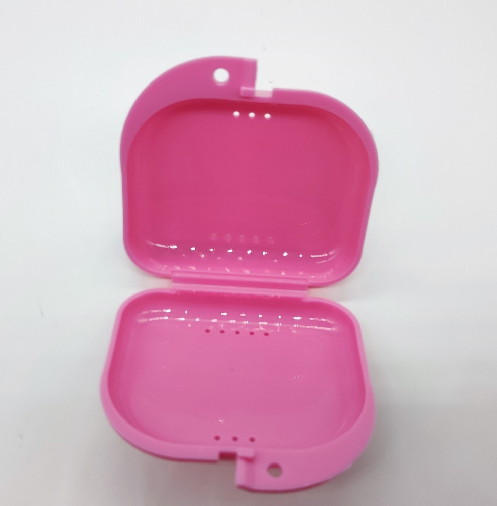 6 Pcs Dental Retainer Denture Box Case Orthodontic Storage Container Colors