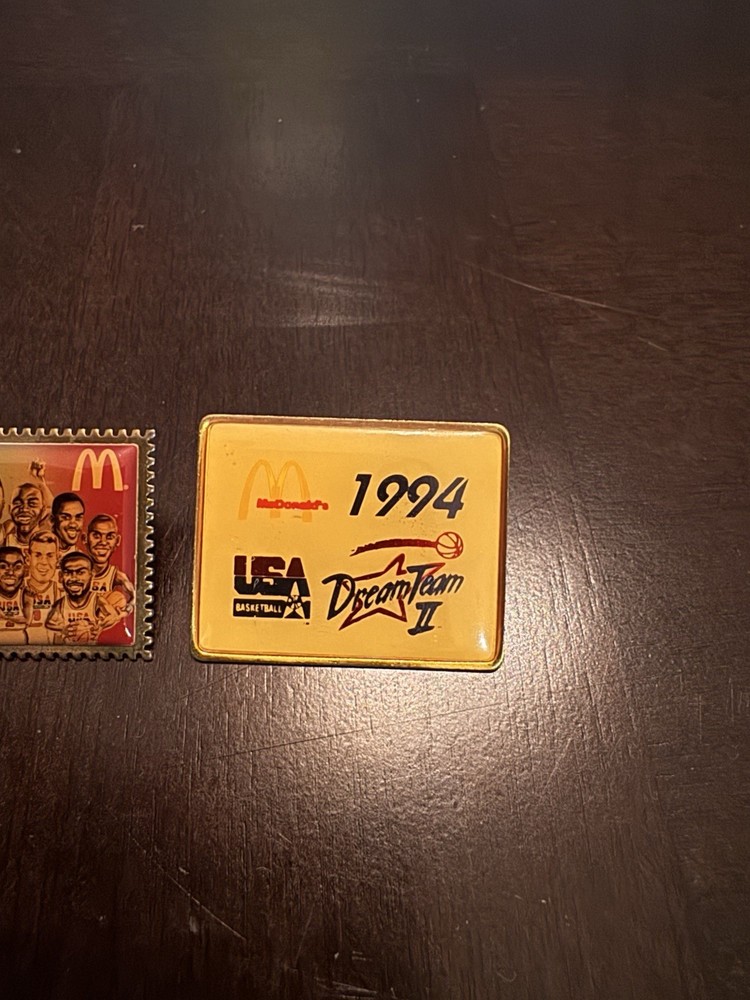 2 McDonald’s 1994 Dream Team Pins