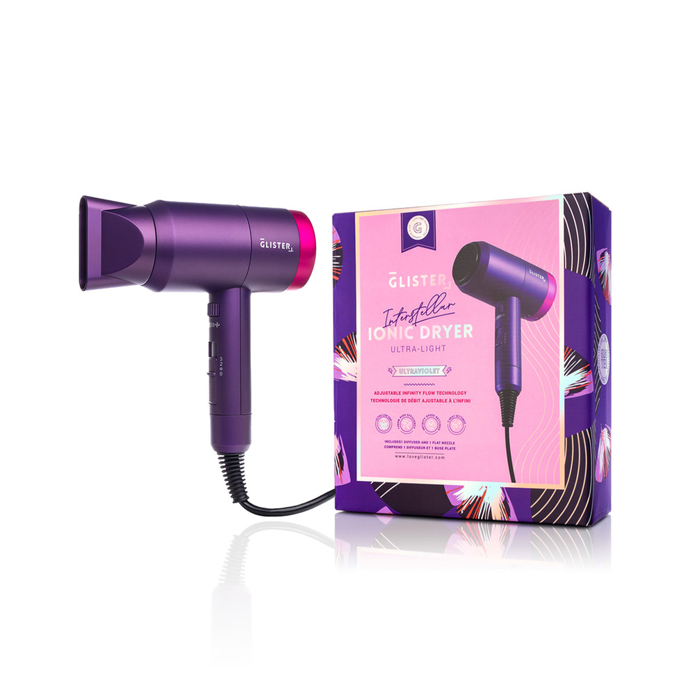 Glister Interstellar Ionic Hair Dryer Ultra-Light (Ultraviolet)
