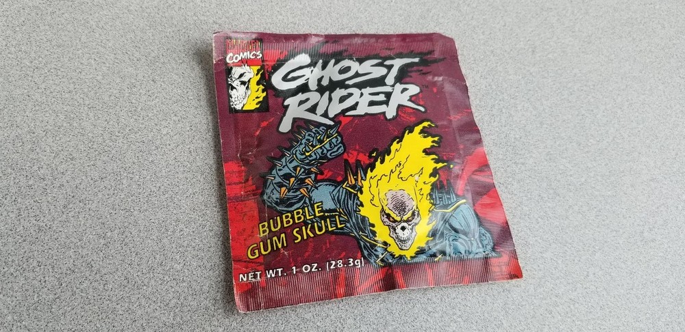 1995 Fleer Marvel Comics Ghost Rider Bubble Gum Pack Sealed Shelf Up5