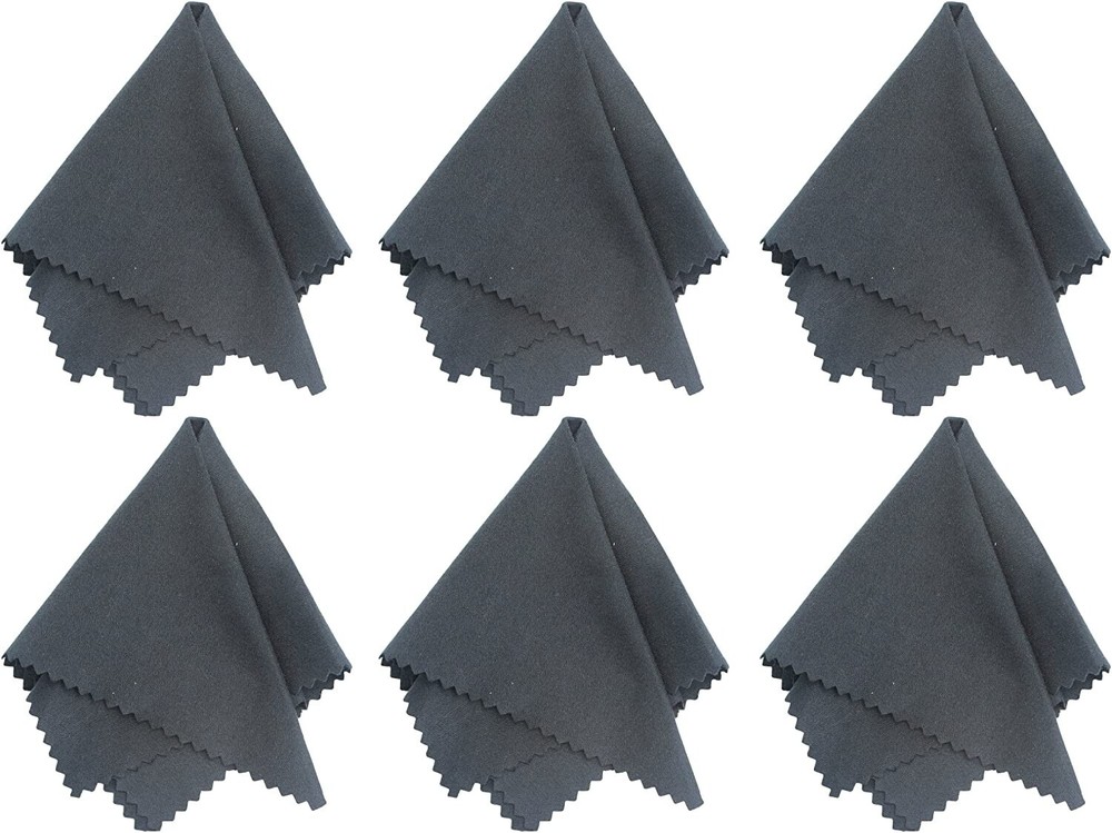 (6 pack) TechMatte Microfiber Cleaning Cloth for Laptop, Desktop, Cellphone