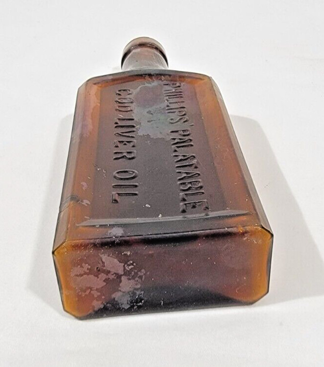Antique Phillips Palatable Cod Liver Oil