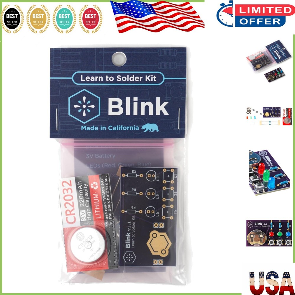 Hands-On LED Circuit Board Kit for Beginners - Impressively Engaging STEM Fun
