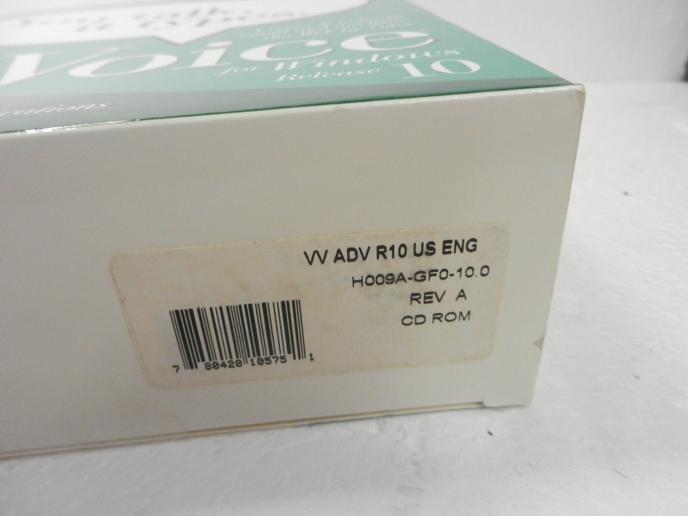 IBM ViaVoice for Windows Release 10 NIB CD-ROM - ADVANCED VERSION + HEADSET