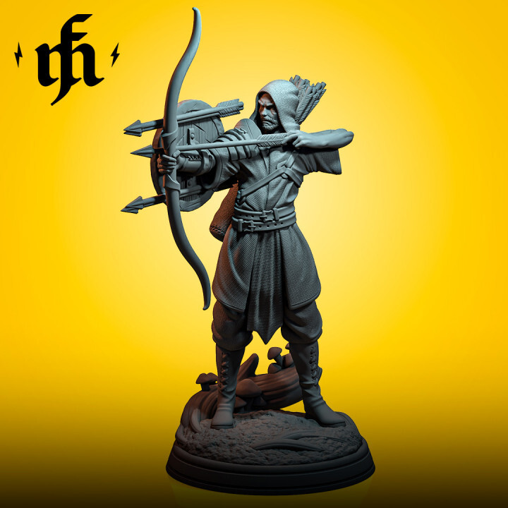 Jacob by Midas Forge | D&D | DnD | Miniature | Print on Demand