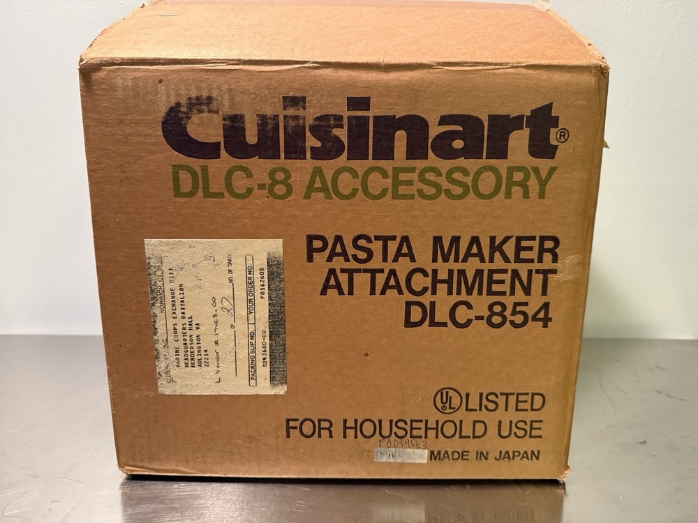 Cuisinart DLC-854 Pasta Maker Attachment For DLC-8