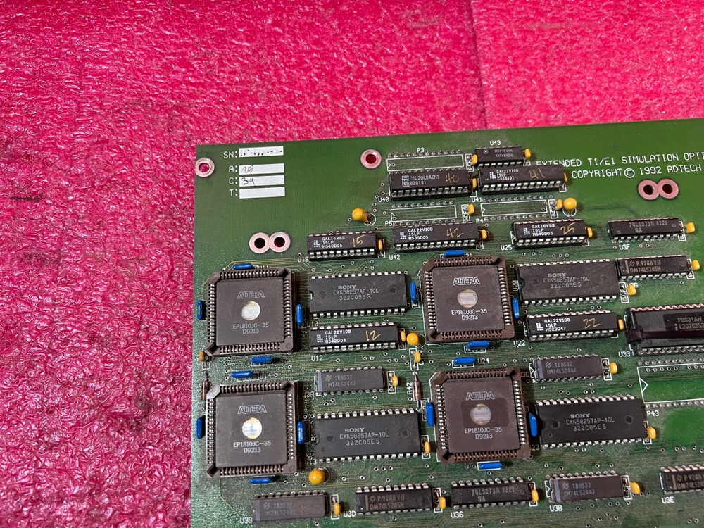 ADTECH SX/12 DATA LINK SIMULATOR Board 7077-15-02NC