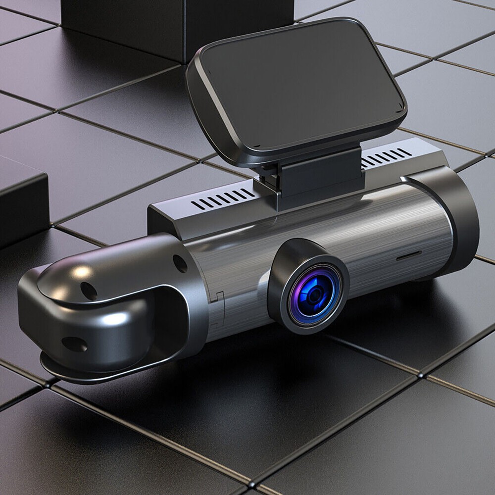 1080P Front & Inside Camera Video Recorder G-Sensor Dual Lens Car DVR Dash Cam *