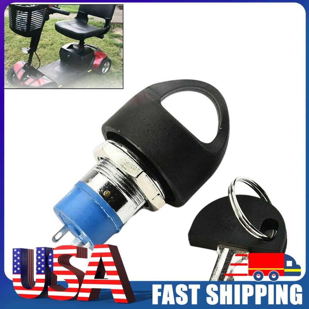 USA Mobility Scooter Spare Start On/off Ignition Switch 2 Keys FOR PRIDE Practiu